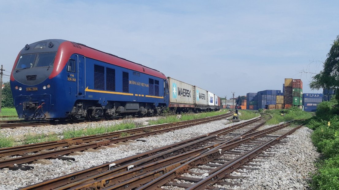 The first container train from Vietnam to Belgium